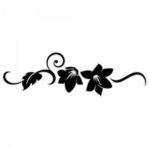Folienaufkleber Floral Designs II 012