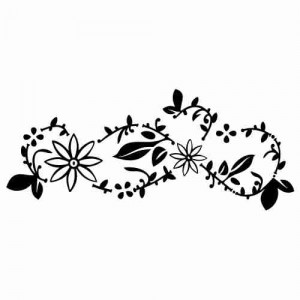 Folienaufkleber Floral Designs IV 030