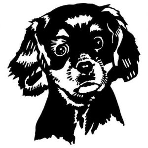 Folienaufkleber Tiermotiv Hund 11