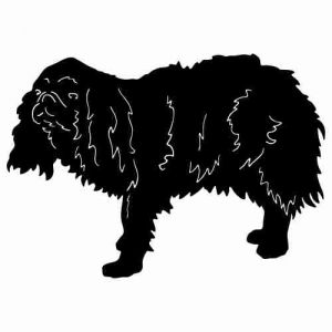 Aufkleber Hund King Charles Spaniel