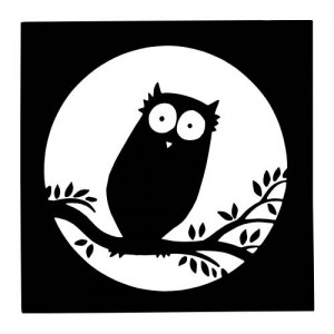 Folienaufkleber Tiermotiv Eule 03