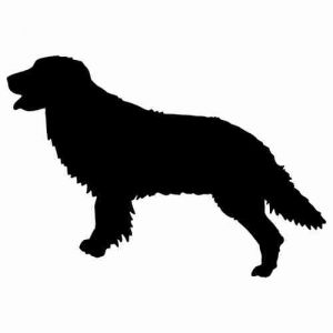 Aufkleber Hund Golden Retriever 2