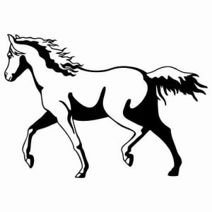 Aufkleber Western Animals 10 Pferd