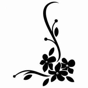 Folienaufkleber Floral Designs II 081