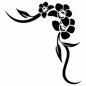 Folienaufkleber Floral Designs II 083