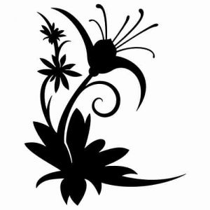 Folienaufkleber Floral Designs II 093