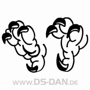 Aufkleber Krallen 018