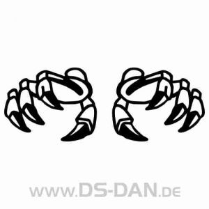Aufkleber Krallen 021