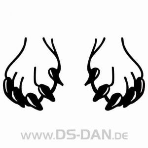 Aufkleber Krallen 027