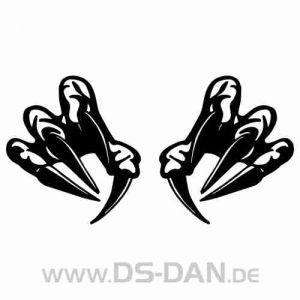 Aufkleber Krallen 029