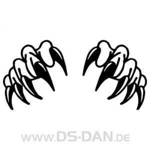 Aufkleber Krallen 033