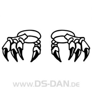 Aufkleber Krallen 051