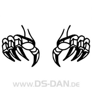 Aufkleber Krallen 052