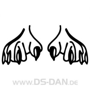 Aufkleber Krallen 058