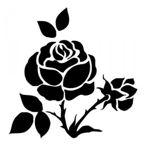 Folienaufkleber Pflanzenmotiv Rosen 03