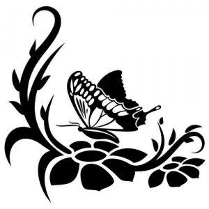 Folienaufkleber Chinese Floral Designs 47