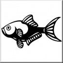 Aufkleber Fish 11