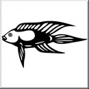 Aufkleber Fish 15