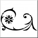 Dekoaufkleber Scroll Designs 026