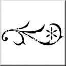 Dekoaufkleber Scroll Designs 038