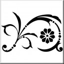 Dekoaufkleber Scroll Designs 040