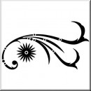 Dekoaufkleber Scroll Designs 041