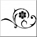 Dekoaufkleber Scroll Designs 043