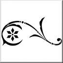 Dekoaufkleber Scroll Designs 044
