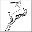 Folienaufkleber Tiermotiv Antilope