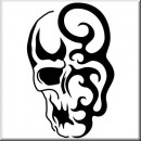 Auto Aufkleber Tribal Schdel 10
