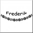 Baby Aufkleber Name Bonbons