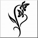 Folienaufkleber Floral Designs II 026