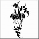 Folienaufkleber Floral Designs II 032