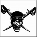 Auto Aufkleber Tribal Piraten-Sch�del 01