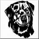 Folienaufkleber Tiermotiv Hund 10