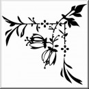 Folienaufkleber Floral Designs IV 017