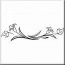 Folienaufkleber Floral Designs III 001