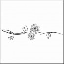 Folienaufkleber Floral Designs III 004