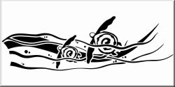 Auto Aufkleber Beach- und Hawaii Designs 1C 12