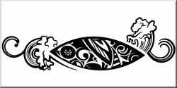 Auto Aufkleber Beach- und Hawaii Designs 1C 34