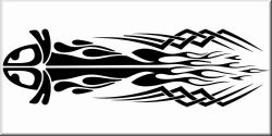 Auto Aufkleber Beach- und Hawaii Designs 1C 40