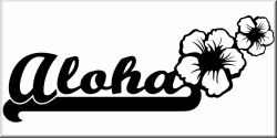 Auto Aufkleber Beach- und Hawaii Designs 1C 50