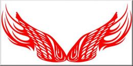 Tribal Aufkleber Wing Flames 09