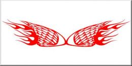 Tribal Aufkleber Wing Flames 11