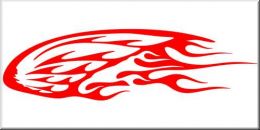 Tribal Aufkleber Wing Flames 15