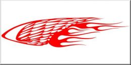 Tribal Aufkleber Wing Flames 21