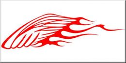 Tribal Aufkleber Wing Flames 24