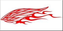 Tribal Aufkleber Wing Flames 31