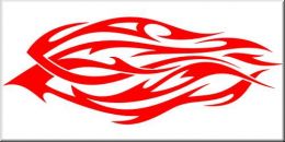 Tribal Aufkleber Power Flames 01