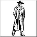 Aufkleber Western Figur Cowboy 16